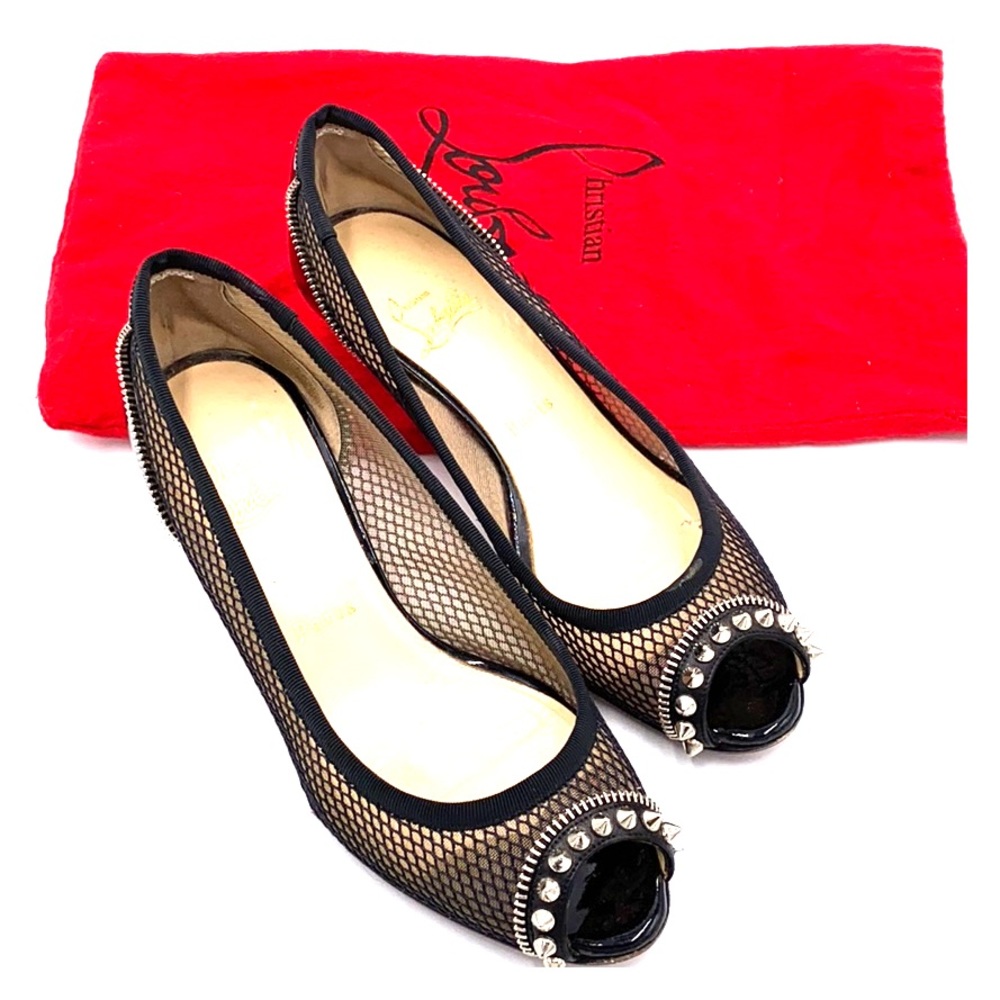 Christian Louboutin Mesh Spike Shawnita Kittenheel